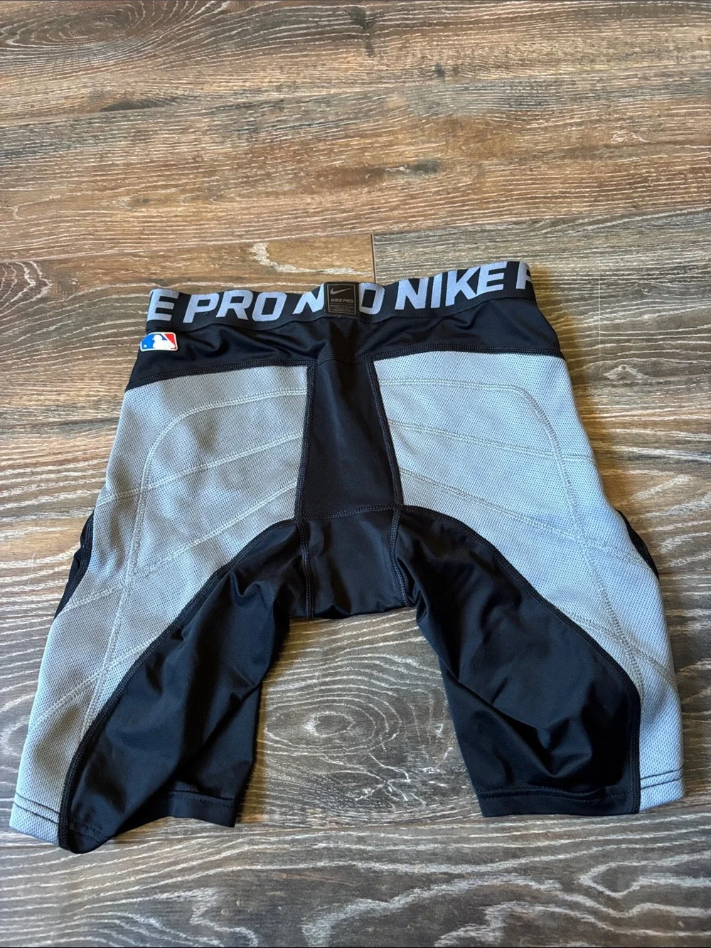Nike Black and Gray Pro Compression Shorts